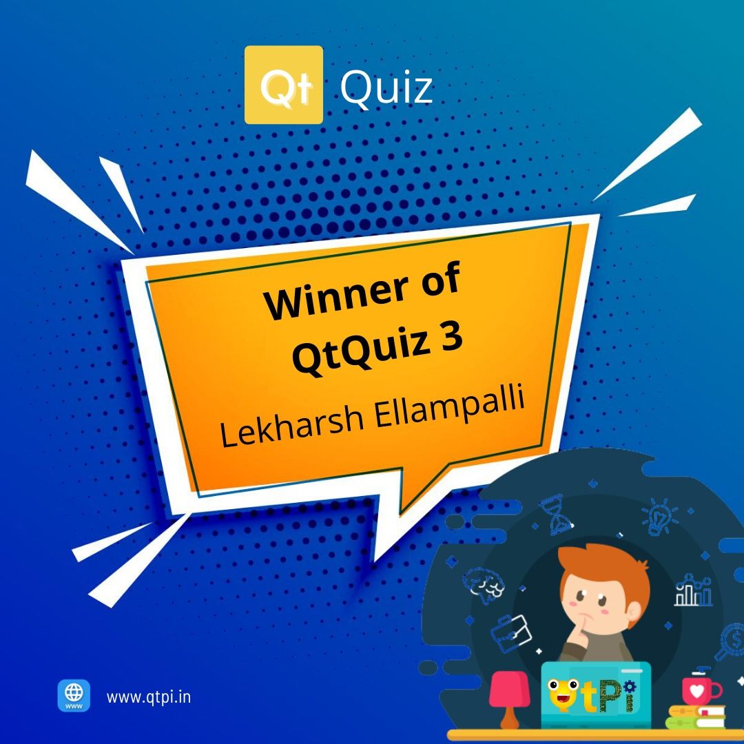 QtQuiz 3 Winner